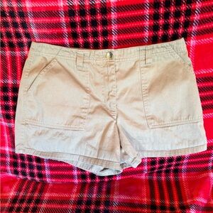 Moda International Tan Women's Cargo Shorts